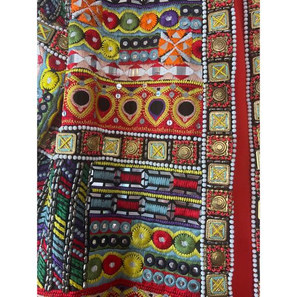 NEW Alice + Olivia Rory Embroidered Line Silk Jacket Multi Color Size: Small - Picture 6 of 9